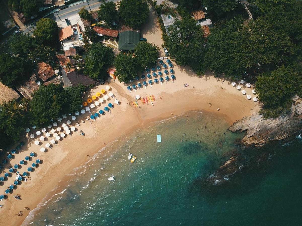 Bangalo Com Vista Para O Mar No Condominio Yacamim Ilhabela Praia Do Curral ภายนอก รูปภาพ