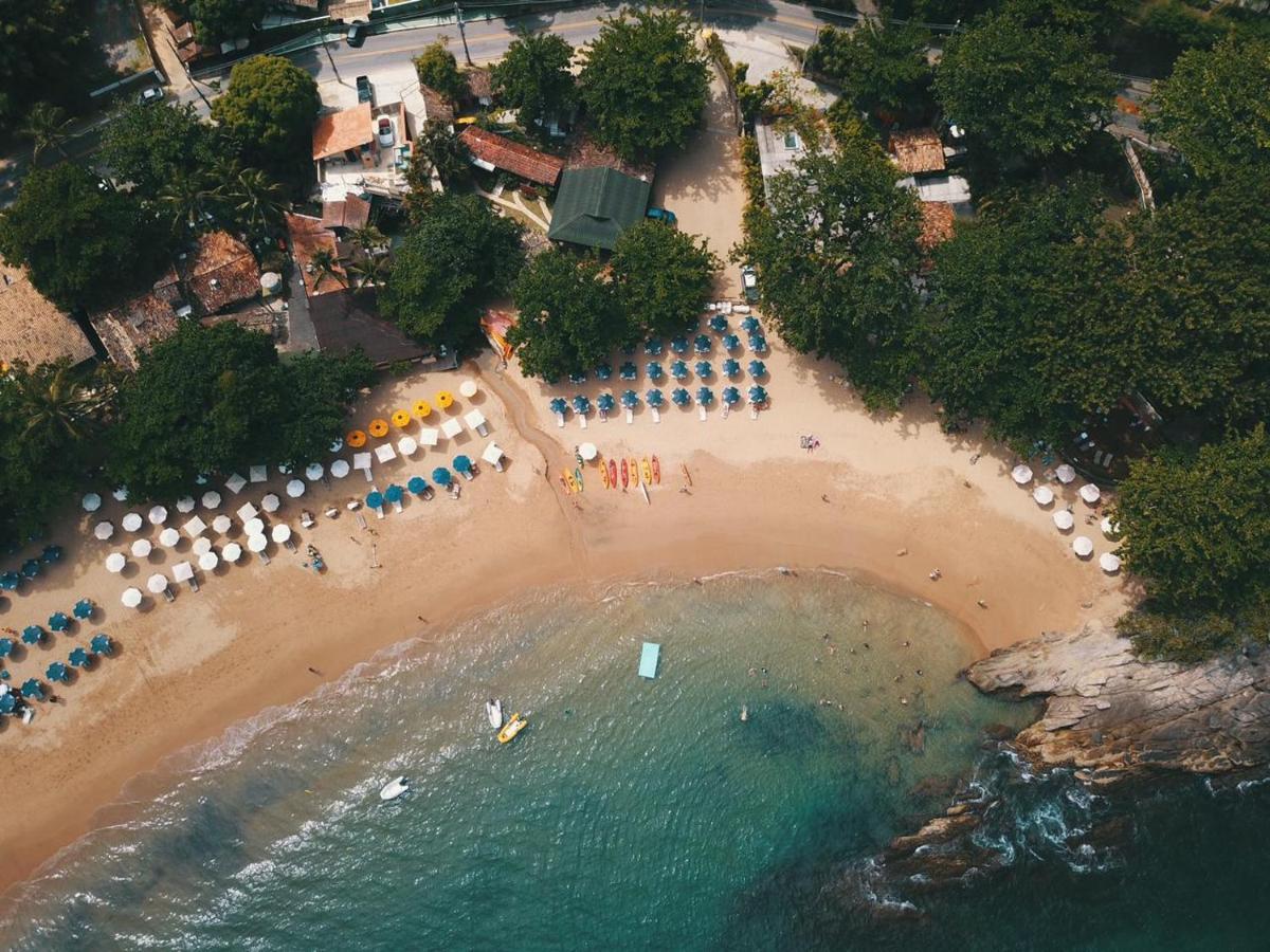 Bangalo Com Vista Para O Mar No Condominio Yacamim Ilhabela Praia Do Curral ภายนอก รูปภาพ