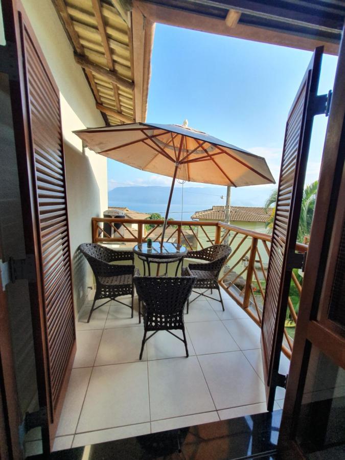 Bangalo Com Vista Para O Mar No Condominio Yacamim Ilhabela Praia Do Curral ภายนอก รูปภาพ