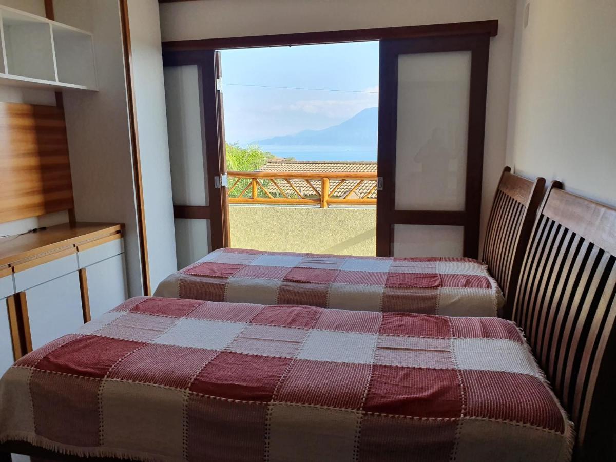 Bangalo Com Vista Para O Mar No Condominio Yacamim Ilhabela Praia Do Curral ภายนอก รูปภาพ